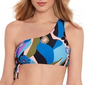 New! Salt + Cove Women's Blooming Wave 1-Shoulder Bikini Top; Created for Macy's